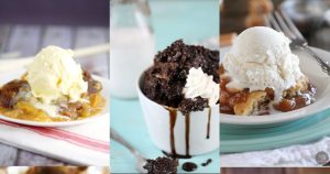 Free up your oven while warming up with these 36 Crockpot Desserts Recipes.  These desserts will bake themselves in the slow cooker while you prep the meal! Crockpot dessert recipes with everything from cakes, cheescakes, and puddings. Chocolates, sweets, and fruit! These look so amazing!