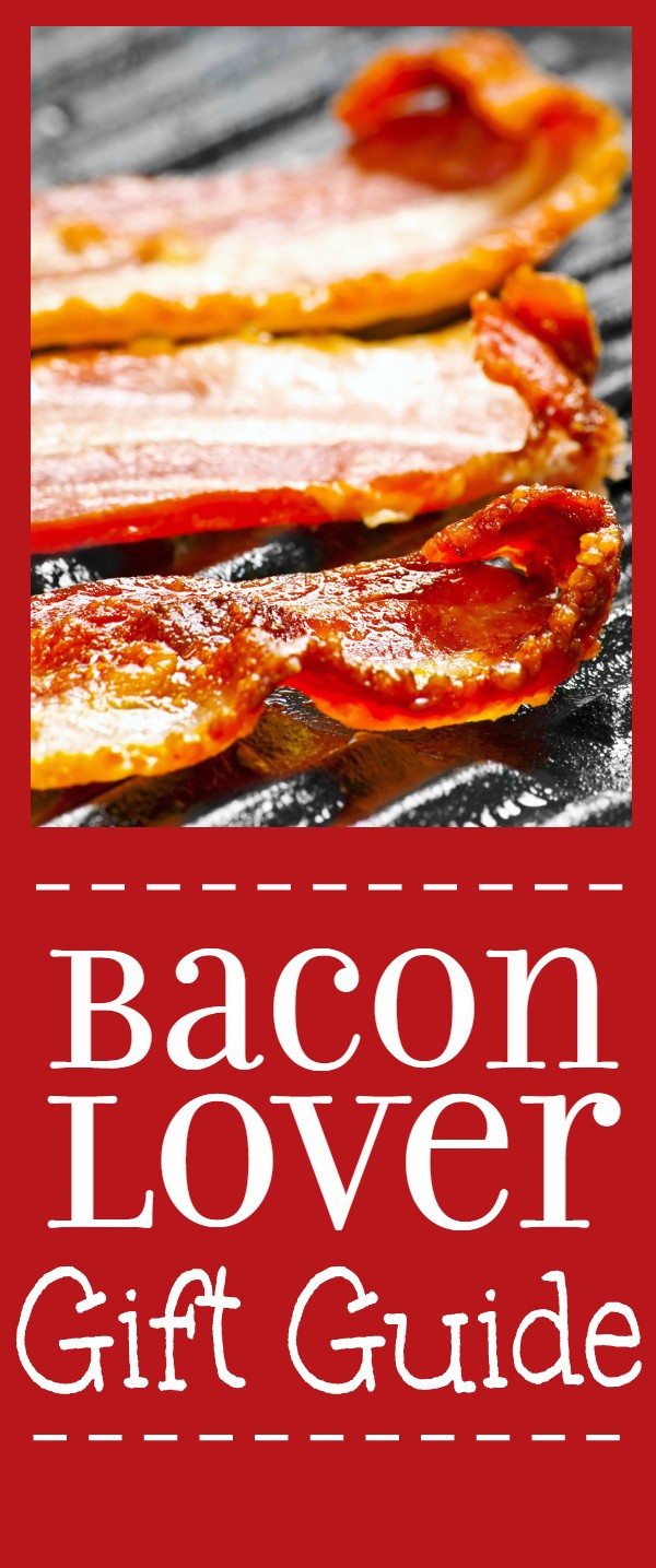 Top 22 gifts that are perfect for the Bacon Lover in your life.  Bacon Lover gift ideas that are great for the holidays and Christmas gift ideas featuring bacon, bacon, and more BACON! Okay, who doesn't love bacon?!  These fun bacon lover gift ideas and trinkets are great for anyone on your list! I mean, what bacon lover doesn't want bacon lip balm and bacon body wash? (Okay, some of these might also make fun white elephant gifts too!)