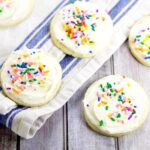 Sugar Cookies that Hold Their Shape. My grandma's recipe for the BEST soft, chewy sugar cookies that hold their shape. We use this recipe for perfect sugar cookies for Christmas, birthdays, and every time there's a sugar cookie craving.