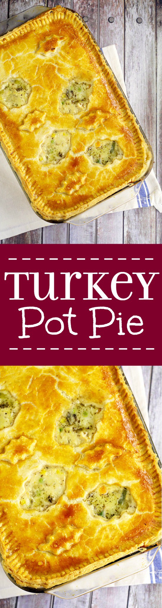 The BEST way to use up leftover turkey is this homemade Turkey Pot Pie recipe with creamy comfort food pot pie filling, turkey, vegetables, and golden flaky crust. Great for a delicious family dinner recipe. Mmmm... Looks delicious!
