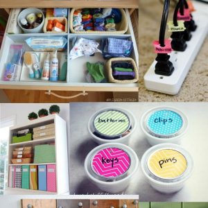 DIY Home Organization Ideas. Use these amazing and helpful DIY Home Organizing Ideas to stay organized and keep a happier and healthier home (Plus. save some sanity, too!) These are such cute cute ideas! Can't wait to try some!