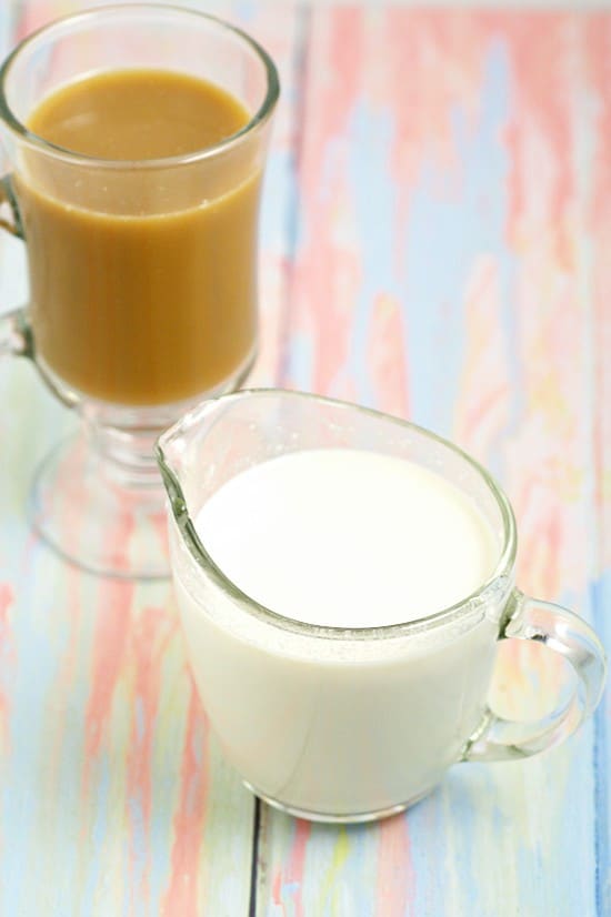  Easy and classic Homemade Vanilla Creamer recipe is frugal and delicious way to make your morning coffee a special treat. Easy to make with just 4 ingredients! Perfect! So easy to make and tastes just like store bought coffee creamer!