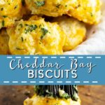 Copycat Red Lobster Cheddar Bay Biscuits are soft, fluffy, cheesy, garlicky, and EVEN BETTER than the originals. This homemade from scratch recipe is super easy to make in less than 30 minutes! #biscuit #redlobster