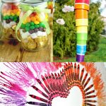 Pretty and fun DIY Rainbow Crafts. The BEST DIY Rainbow Crafts from indoor and outdoor decorations to fashion, headbands, and totes.  These rainbow crafts will brighten up your life, and you'll love them all! Love these!