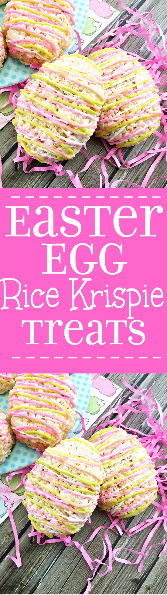 Easter Egg Rice Krispie Treats - Cute, bright Easter Egg Rice Krispie Treats are a fun and easy no bake Easter dessert recipe that can be made in just 20 minutes. The kids will love these!
