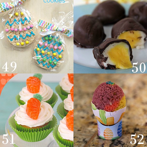 Adorable Easter Treats ideas with bunnies, bird nests, carrots, creme eggs, and more are sure to make your kids happy and your Easter celebration special. Aww these are so cute! Can't wait to make some!