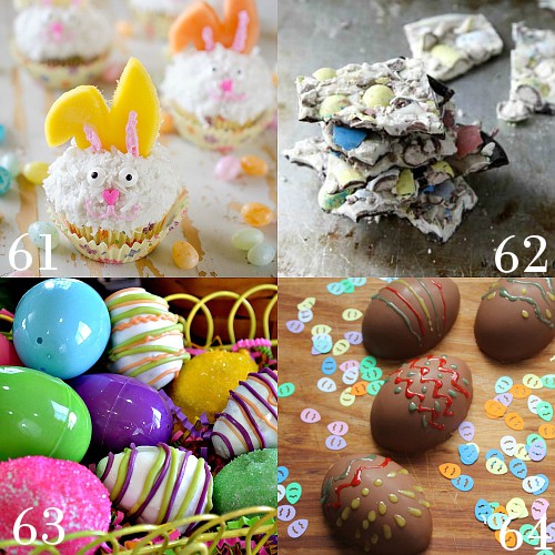 Adorable Easter Treats ideas with bunnies, bird nests, carrots, creme eggs, and more are sure to make your kids happy and your Easter celebration special. Aww these are so cute! Can't wait to make some!