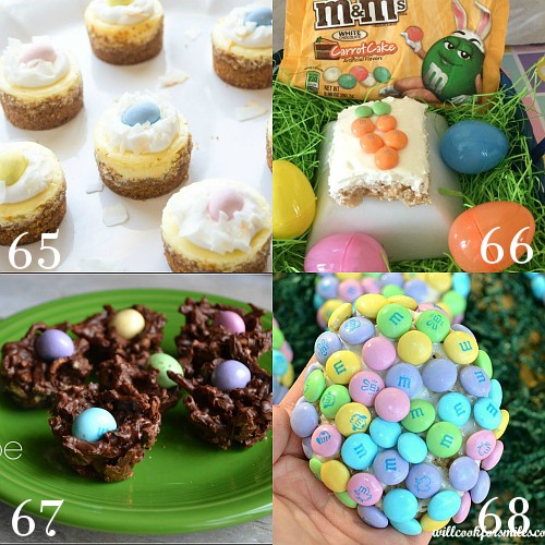 Adorable Easter Treats ideas with bunnies, bird nests, carrots, creme eggs, and more are sure to make your kids happy and your Easter celebration special. Aww these are so cute! Can't wait to make some!