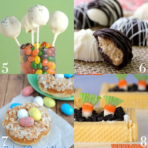 Adorable Easter Treats ideas with bunnies, bird nests, carrots, creme eggs, and more are sure to make your kids happy and your Easter celebration special. Aww these are so cute! Can't wait to make some!