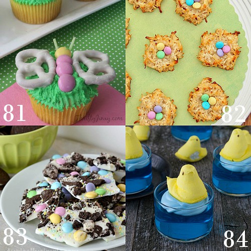 Adorable Easter Treats ideas with bunnies, bird nests, carrots, creme eggs, and more are sure to make your kids happy and your Easter celebration special. Aww these are so cute! Can't wait to make some!