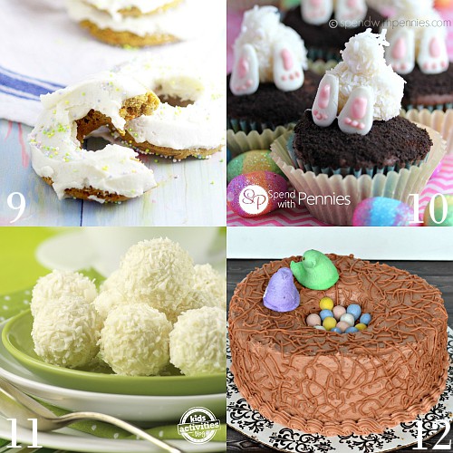 Adorable Easter Treats ideas with bunnies, bird nests, carrots, creme eggs, and more are sure to make your kids happy and your Easter celebration special. Aww these are so cute! Can't wait to make some!