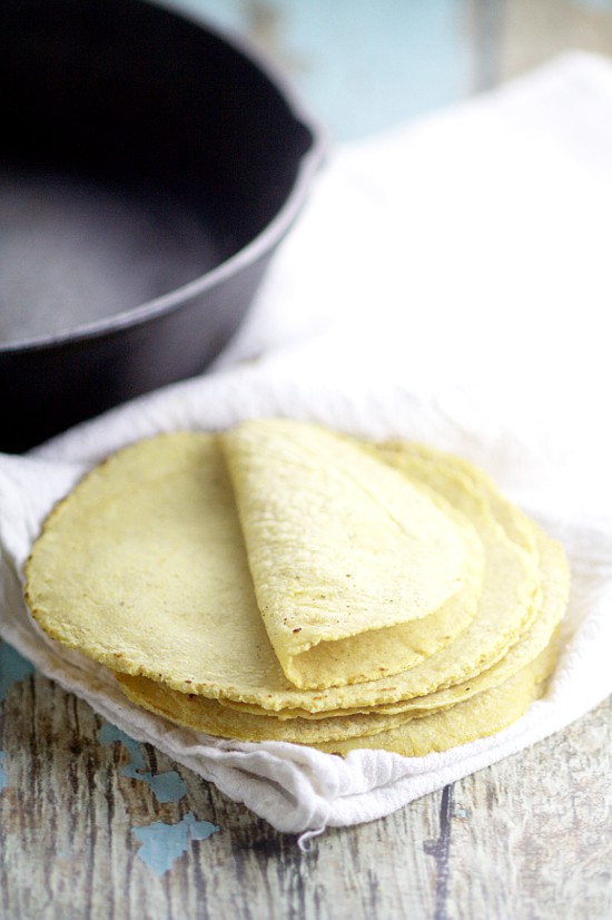 Soft, fresh Homemade Corn Tortillas are easy to make with just 2 ingredients and makes taco night even more delicious. A recipe that all home cooks should know!
