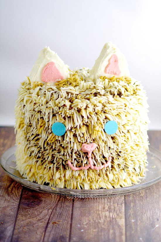 Cat store birthday cake