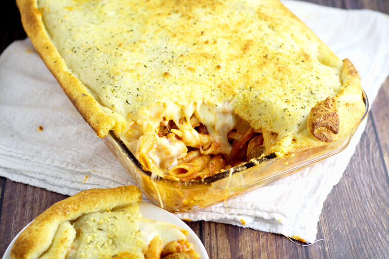 Meat Lover Pizza Pasta Bake The Gracious Wife