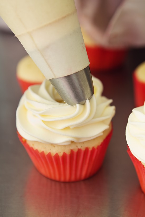 Pipeable Cream Cheese Frosting Recipe. The perfect Pipeable Cream Cheese Frosting for piping beautiful swirls onto cakes and cupcakes that's versatile and yummy enough for all of your favorite treats! Easy to make too!