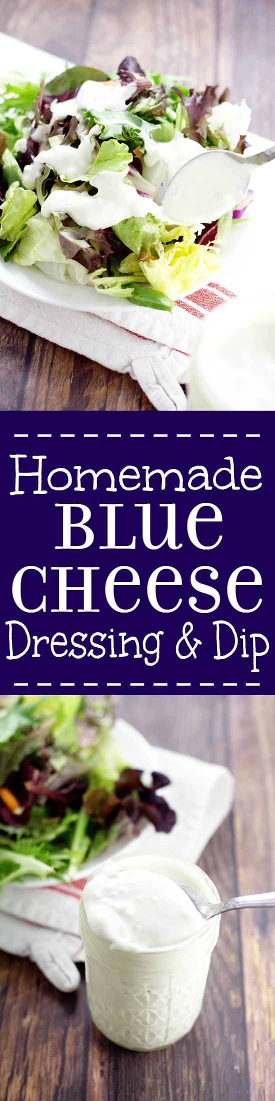 Homemade Buttermilk Blue Cheese Dressing and Dip. This creamy, rich Homemade Buttermilk Blue Cheese Dressing recipe is the perfect dip for hot wings or dressing for your favorite salad. Definitely trying this!
