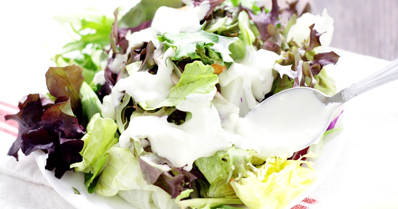 Homemade Buttermilk Blue Cheese Dressing fb