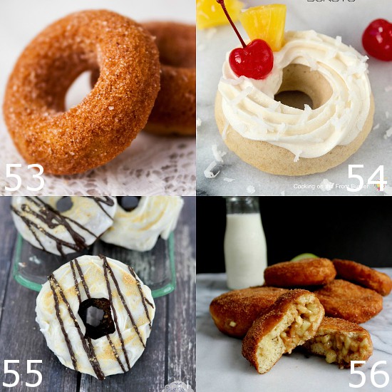 60 Homemade Donut Recipes perfect for an easy and delicious breakfast.  If you're a donut lover, then you will absolutely LOVE these scrumptious Homemade Donut Recipes. Something for everyone: glazed or frosted, baked or fried!