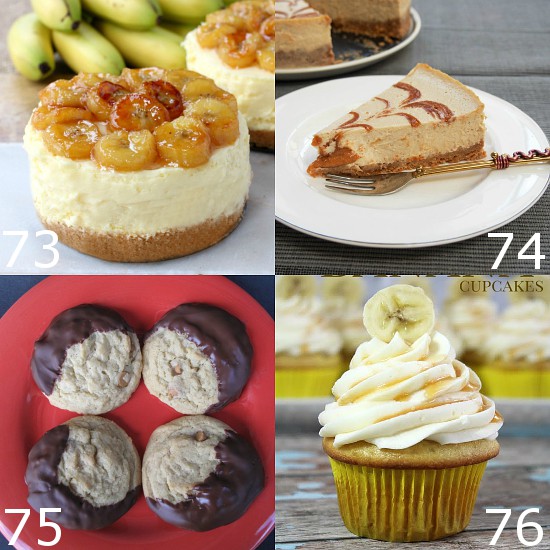 92 Yummy Recipes with Bananas - Bananas are a food that everyone can enjoy.  Make them even more delicious with these 92 Yummy Recipes with Bananas, from banana cakes and muffins to banana pies and ice cream and more!  So many easy and delicious ideas!