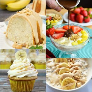 92 Yummy Recipes with Bananas - Bananas are a food that everyone can enjoy.  Make them even more delicious with these 92 Yummy Recipes with Bananas, from banana cakes and muffins to banana pies and ice cream and more!  So many easy and delicious ideas!