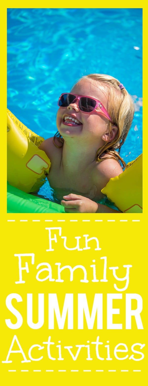 Fun Family Summer Activities - Get your family active and spending quality time together this Summer with these 13 fun ideas for Family Activities for Summer! Great ideas