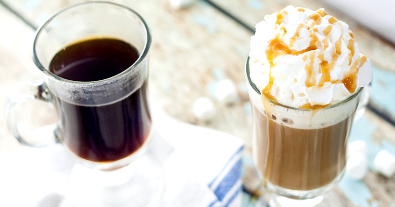 Homemade Caramel Marshmallow Coffee Creamer recipe - Light and creamy marshmallow and decadently sweet caramel swirl together to make this Homemade Caramel Marshmallow Coffee Creamer perfect for your next cup of coffee. Sounds like coffee creamer heaven!