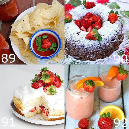 112 Fresh Strawberry Recipes - Enjoy fresh, juicy strawberries with these delicious Fresh Strawberry Recipes.  Over 100 recipes to use up your favorite juicy berries, including breakfast, snacks, and dessert.