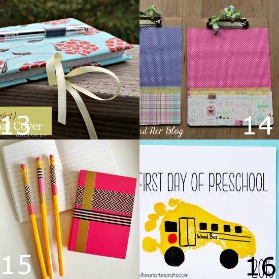 20 Fun and Adorable Back to School Crafts - Have some fun with back-to-school this year with some fun new DIY arts and crafts projects like these 20 adorable and easy Back to School Crafts. 