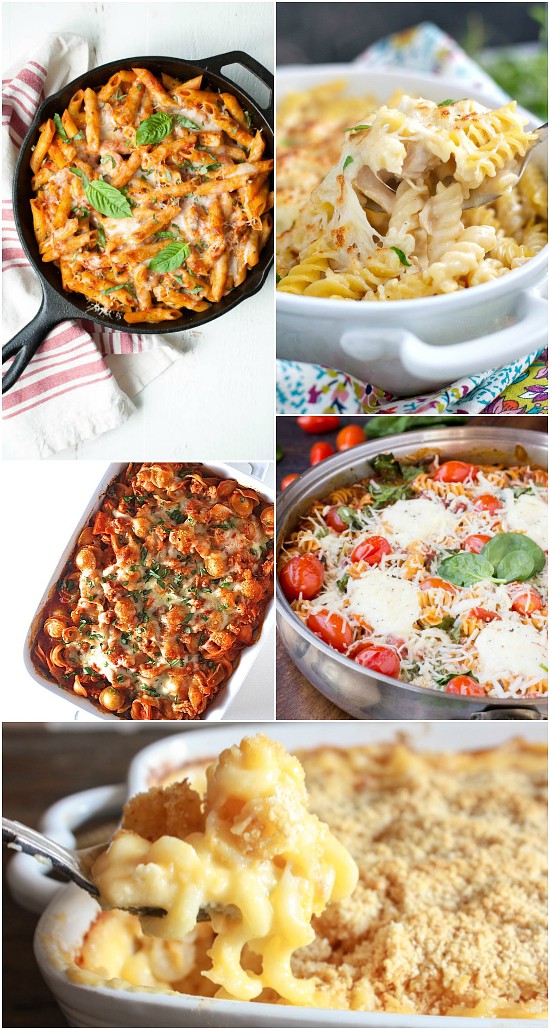 48 Pasta Bake Recipes - Make these simple, cheesy, saucy Pasta Bake Recipes for a quick and easy, crowd-pleasing dinner. With 48 of the BEST baked pasta dishes to choose from, you'll definitely find one you love! Perfect for easy family dinner!