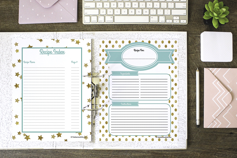 How to Assemble a Recipe Binder (Using Printables!) - The Homes I Have Made