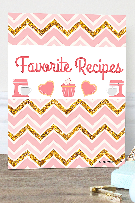 Recipe Binder, Free Printables