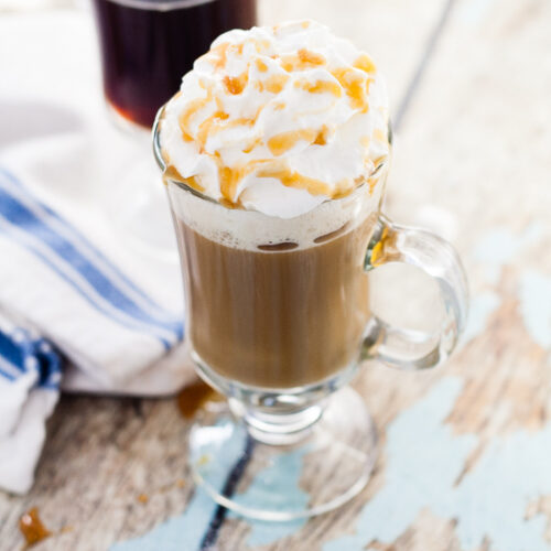 Homemade Salted Caramel Coffee Creamer Recipe