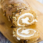 Classic Pumpkin Roll Recipe with Cream Cheese Filling - Try this festive, simple and classic Pumpkin cake Roll recipe with cream cheese filling straight from Granny's kitchen for a scrumptious crowd-pleasing Fall dessert recipe! 