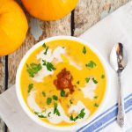 Savory Spicy Southwest Pumpkin Soup Recipe - Just in time for pumpkin season, this Spicy Southwest Pumpkin Soup recipe is a delicious savory alternative to traditional pumpkin spice that is a quick, easy and healthy pumpkin soup recipe. Pumpkin! This looks fabulous! And soooo easy!