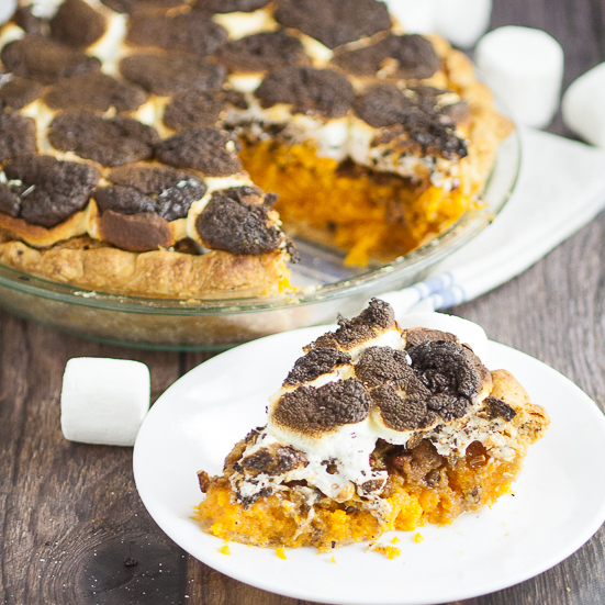 Toasted Marshmallow Sweet Potato Pie Recipe The Gracious Wife