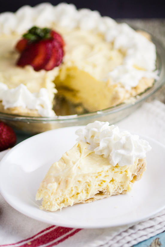 White Chocolate Silk Pie Recipe - This White Chocolate Silk Pie recipe is a creamy white chocolate version of a classic chocolate French silk pie. Dress it up with peppermint or cranberries for the holidays or eat it as is. It's heavenly either way!