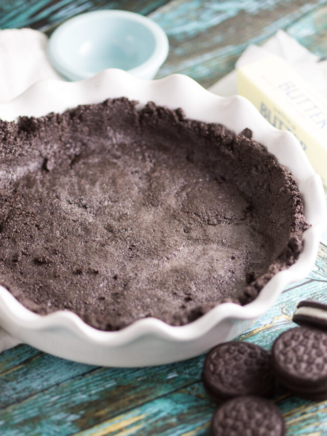 Easy 2Ingredient Oreo Crust Perfect for Pies and Cheesecakes The Gracious Wife