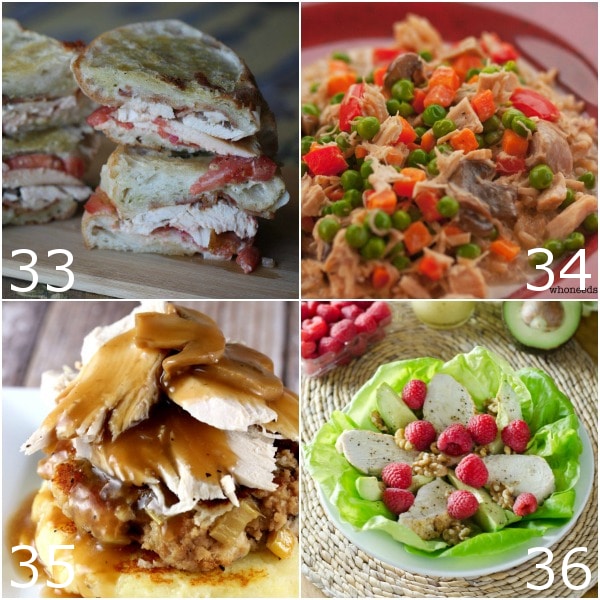 40 Leftover Turkey Recipes to use up your Thanksgiving leftovers - Try these 40 amazing, delicious leftover turkey recipes to use up your leftover turkey from the holidays. Soups, stews, casseroles, and more. Find your new favorite way to eat leftovers here!