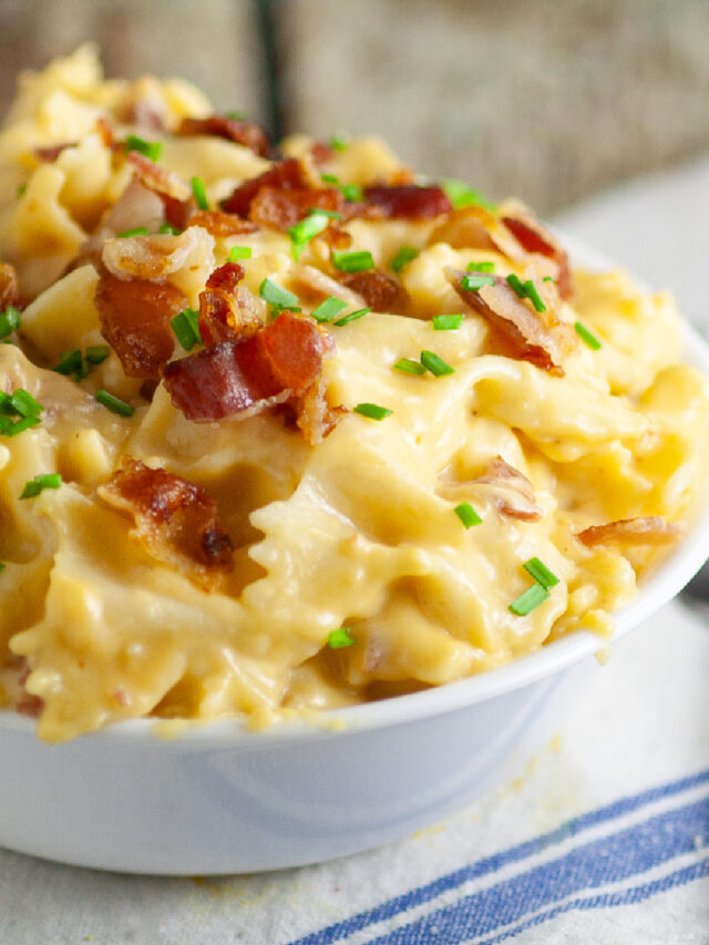 Creamy Bacon Cheddar Bow Ties Pasta Recipe Ultimate Comfort Food