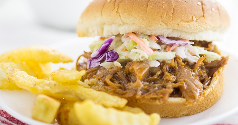 Easy Crock Pot Barbecue Pulled Pork Recipe - Stunning easy, 3 ingredient Crock Pot Barbecue Pulled Pork is the becoming hands-off dinner for a busy day that all americans will love! Correct steal buns at time for dinner and you would perchance perchance presumably presumably be ready to trail!  Crock Pot Root Beer Pulled Beef Easy Barbecue Pulled Pork Recipe fb