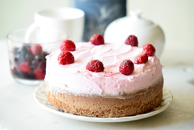 Raspberry Chocolate Cake recipe - Rich, decadent chocolate cake with a creamy, tangy raspberry buttercream make this Raspberry Chocolate Cake recipe a heavenly, to-die-for dessert indulgence. 