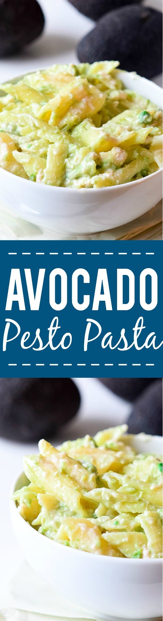 Avocado Pesto Pasta Recipe - Easy and fresh, this Avocado Pesto Pasta is perfect for warm weather, made with fresh basil, tangy lime, creamy avocado and a sprinkle of Parmesan in just 20 minutes!