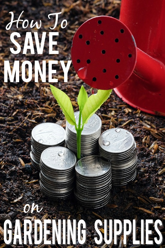6 Tips to Save Money Gardening Supplies - Start your garden off the right way. On a budget! Grow a happy, healthy garden without breaking the bank with these 6 Tips to Save Money on Gardening Supplies!
