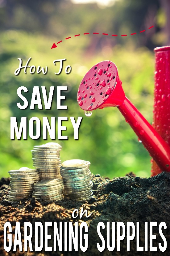 6 Tips to Save Money Gardening Supplies - Start your garden off the right way. On a budget! Grow a happy, healthy garden without breaking the bank with these 6 Tips to Save Money on Gardening Supplies!