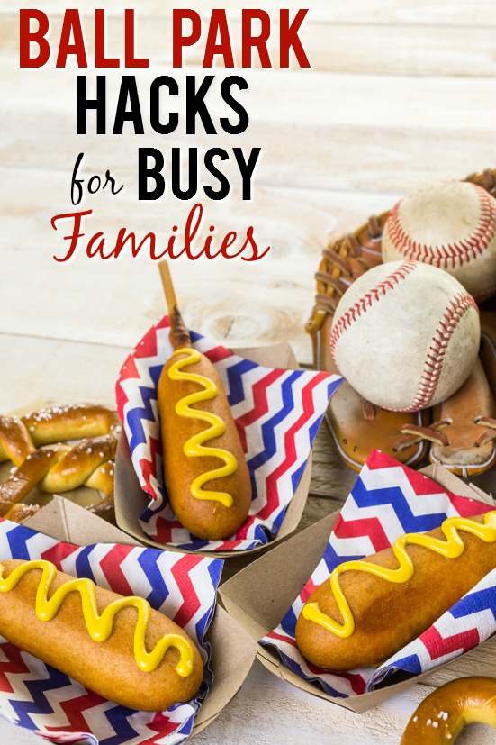 10 Ball Park Hacks for Busy Families - Baseball season can make busy schedules a little crazier.  Use these 10 Ball Park Hacks for busy families to make it a little easier and less stressful for everyone! Parenting Tips