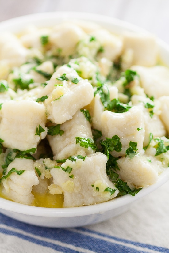 Homemade Potato Gnocchi Recipe - If you've ever wondered if you can make your own Homemade Potato Gnocchi, you can! With this easy, detailed recipe and tutorial, you'll be making your new favorite gnocchi like a pro in no time! Make your own homemade potato gnocchi to put in your favorite pasta recipe. 