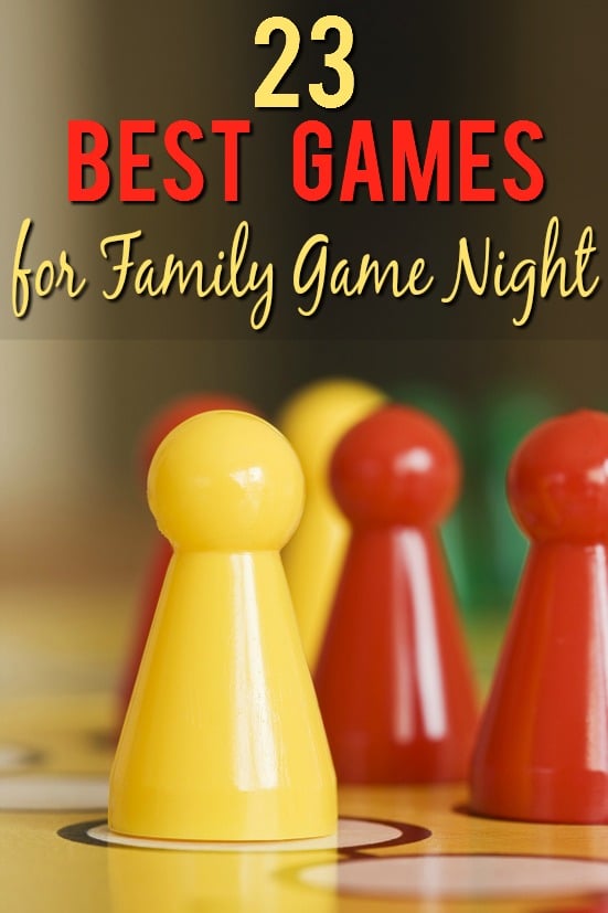 23 Best Games for Family Game Night - Make your family game night the best ever with these 23 Best Games for Family Game Night. The whole family will these fun games, and a chance to spend time together! Parenting Tips