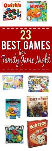 23 Best Games for Family Game Night - Make your family game night the best ever with these 23 Best Games for Family Game Night. The whole family will these fun games, and a chance to spend time together! Parenting Tips