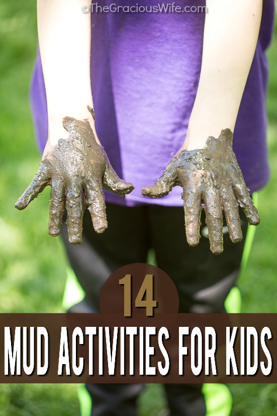 14 Dirt and Mud Activities - There are so many health benefits to kids going outside and playing in the mud, and there's no need to worry when you can clean up gently after with Ivory Soap.  Encourage your kids to have fun and get muddy with these 14 mud activities for kids, then wash up with the best soap!
