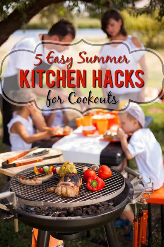 6 Easy Summer Kitchen Hacks for Cookouts - Make Summer cookouts easier and even more fun and relaxing with these 6 simple, and totally genius, Summer Kitchen Hacks for Cookouts.  Cooking Tips | Cooking Hacks